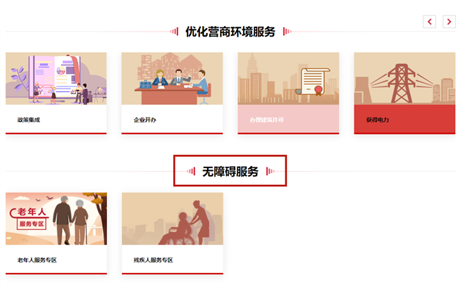 图4：无障碍服务专区